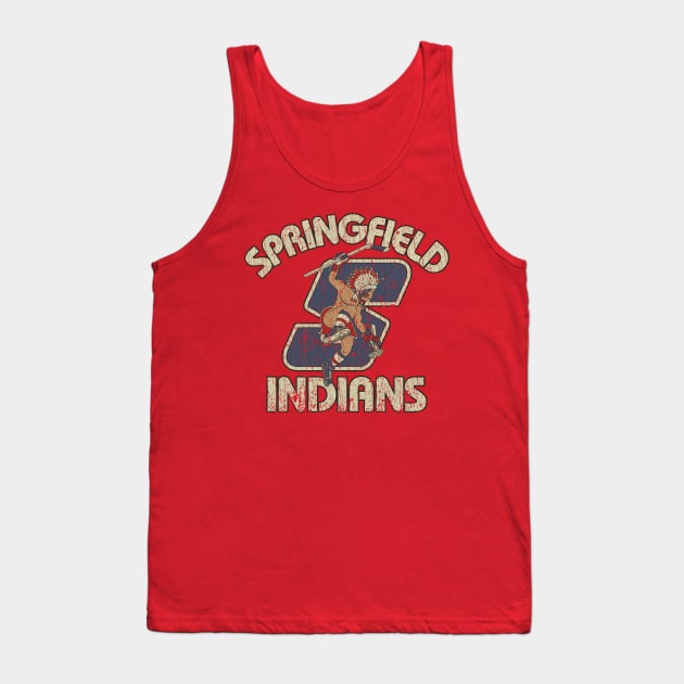 Springfield Indians Hockey 1974 Tank Top by JCD666